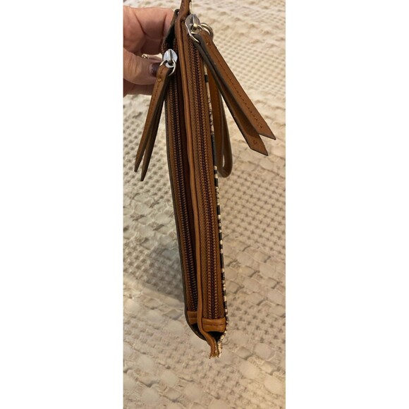 Mossimo Faux Snakeskin Wristlet Bag Purse Clutch Wallet size 9 in x 6.25 inches - Picture 3 of 10